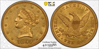 1847 $10 MS60