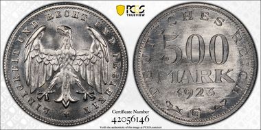 1923-G 500 Mk J-305 MS66