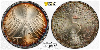 1972-G 5 Mk J-387 MS64