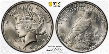 1923 $1 MS63