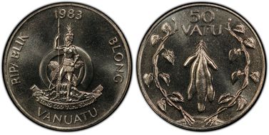 1983 50 Vatu MS68