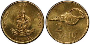 1983 2 Vatu MS66