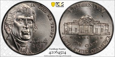 2021-P 5C Early Find MS65FS