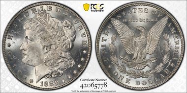 1885 $1 MS63