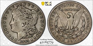 1904-S $1 F12