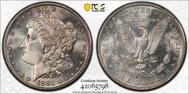 1881-S $1 MS63