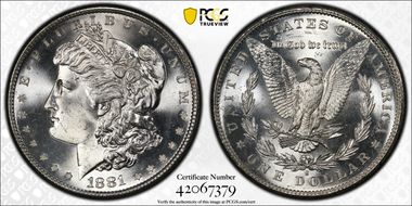 1881-S $1 MS66