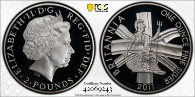 2011 £2 S-BF14 Britannia PR69DCAM