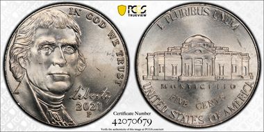 2021-P 5C Early Find MS66FS