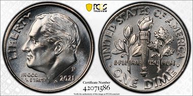 2021-P 10C Early Find MS66FB