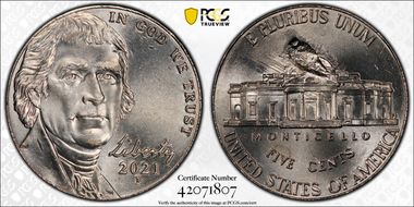 2021-P 5C Early Find MS63