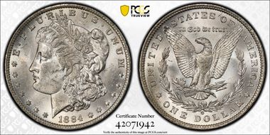 1884-O $1 MS63