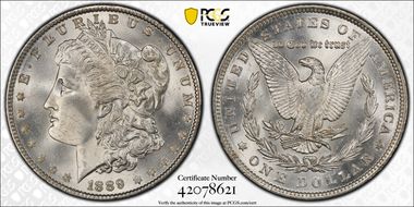 1889 $1 MS65