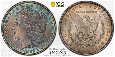 1898 $1 MS65+