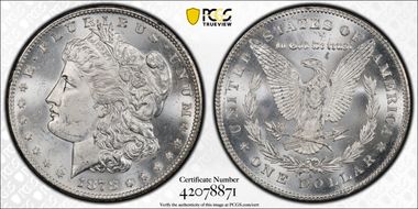 1878-S $1 MS64