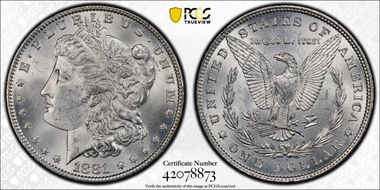 1881 $1 MS64