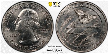 2020-W 25C Tallgrass Prairie NP V75 MS64