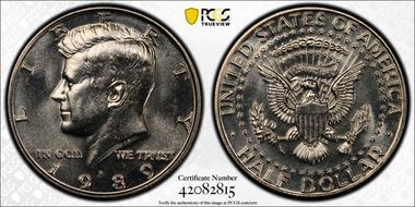 1989-P 50C MS66