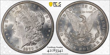 1879 $1 MS65+