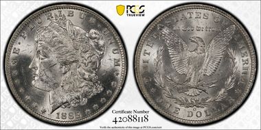 1885-O $1 MS62