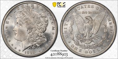 1890-O $1 MS66