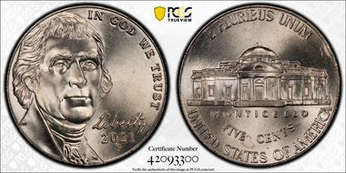 2021-P 5C Early Find MS66FS