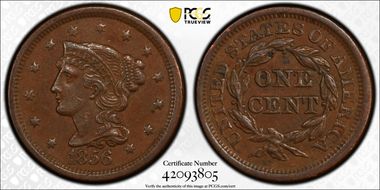 1856 1C Slanted 5 XF45BN