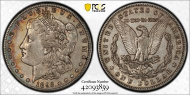 1892-CC $1 XF40