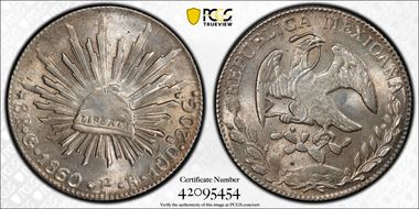 1860-Go PF 8 R Go44 MS62