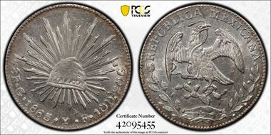 1863-Go YF 8 R Go48 MS62