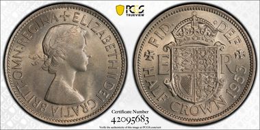 1953 1/2 Cr S-4137 MS66