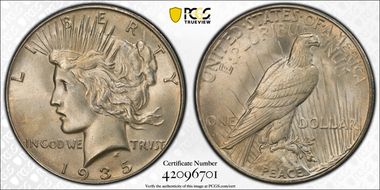 1935-S $1 MS64