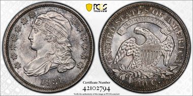 1831 10C MS64