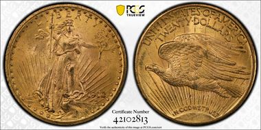 1912 $20 MS63+