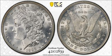 1892 $1 MS65+