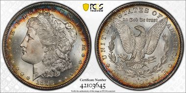 1879-S $1 MS68