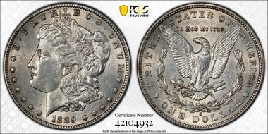1889-S $1 AU55