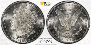 1886-S $1 MS65
