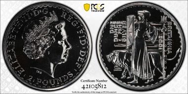 2001 £2 S-BF4 Britannia Ag MS69