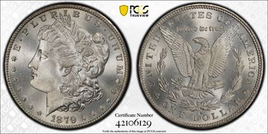 1879-S $1 MS67+