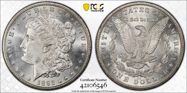 1893-CC $1 MS62