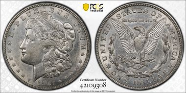 1921-D $1 AU50