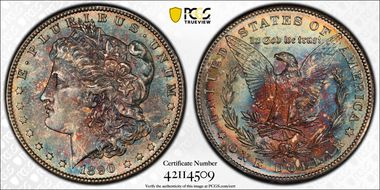 1890-S $1 MS65