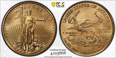 2014 $5 Gold Eagle MS69