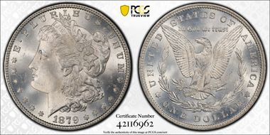 1879 $1 MS66