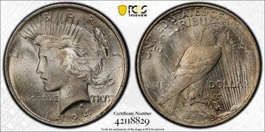 1924 $1 MS67