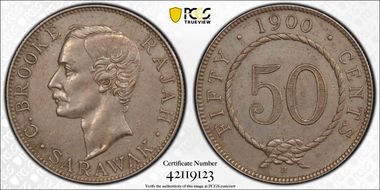 1900-H 50C AU58