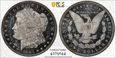 1883 $1 MS63DMPL