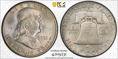 1951-D 50C MS66FBL