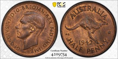 1942-I 1/2D MS65RB